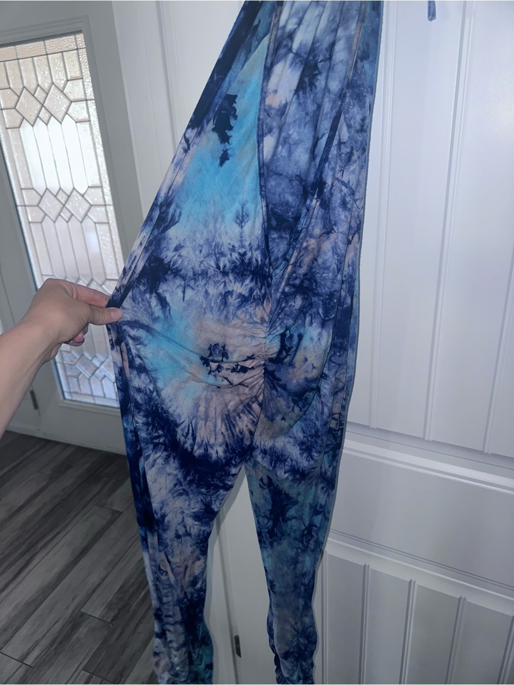 Tie-Dye Blue Women's Jumpsuit